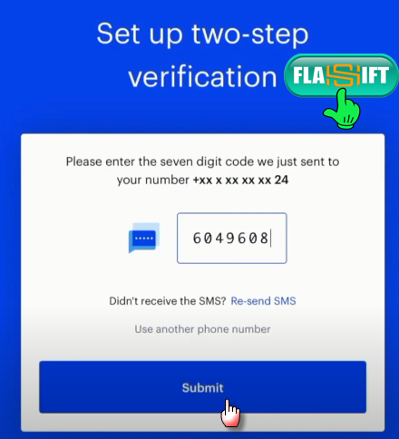 register on coinbase step 7